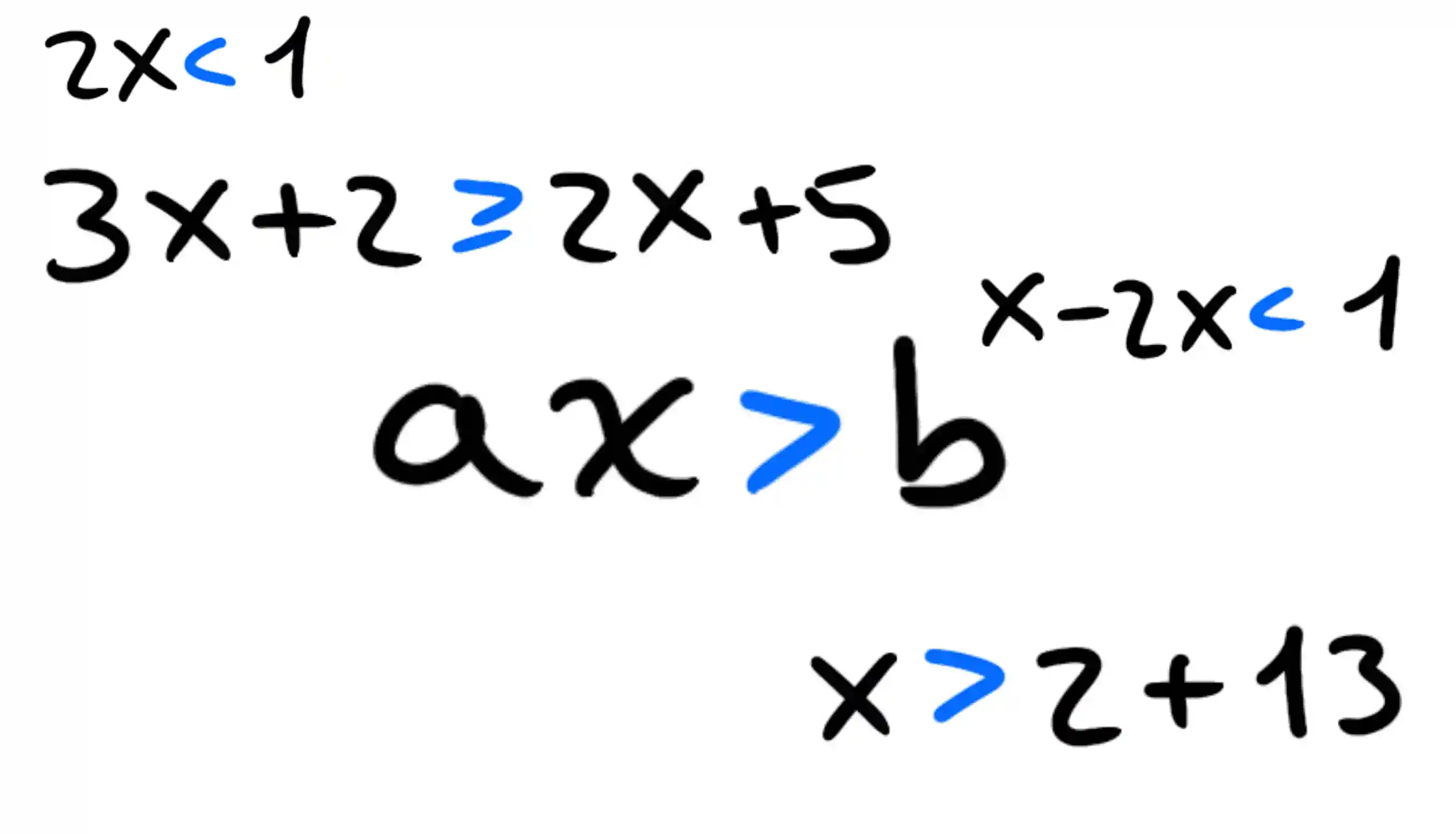 Disequazioni lineari Theoremz